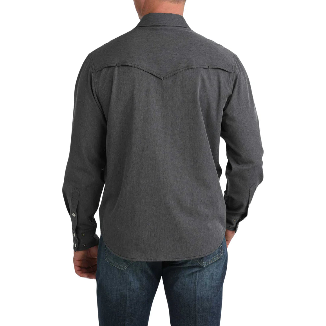 CINCH - Men Long Sleeve Snaps Shirts, Black, MTW1403007