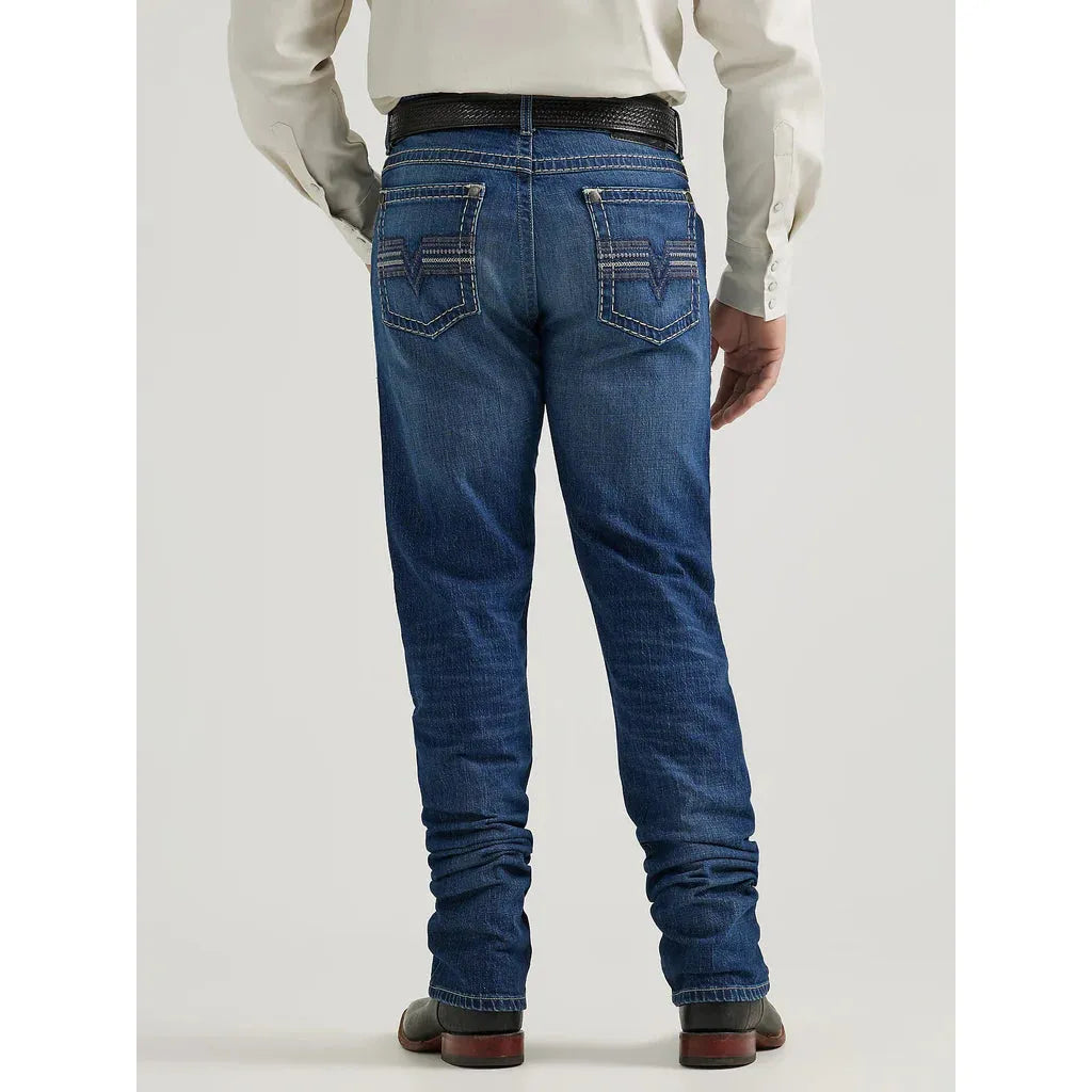 Mens Rock47Denim Wrangler SlimStraight Jeans