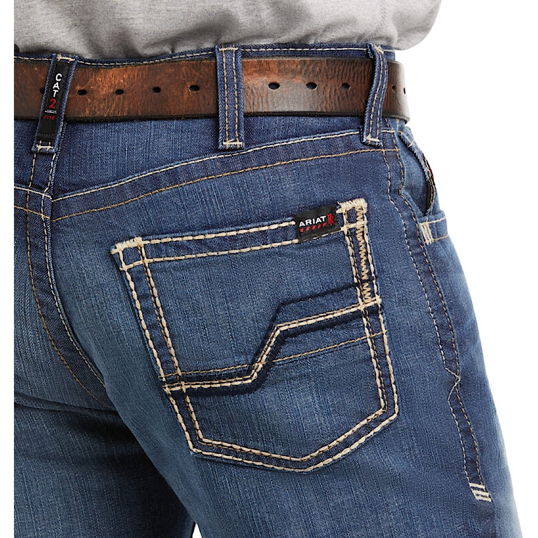 Mens Ariat Straight Fit Fire Resistant Jeans | 10026004
