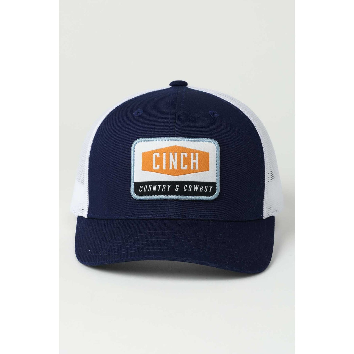 Cinch Men’s Trucker Hat Cap, Blue, Snapback MCC0660655