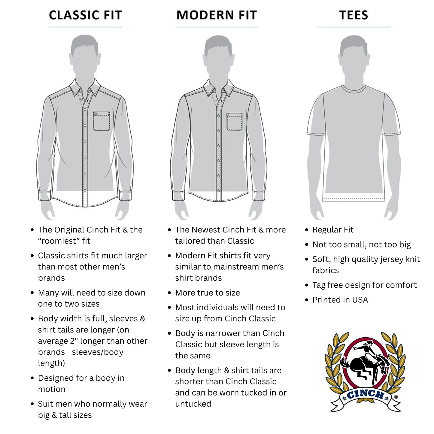 Cinch Men’s Button Down Western Shirt, Blue, Long Sleeve, MTW1106084