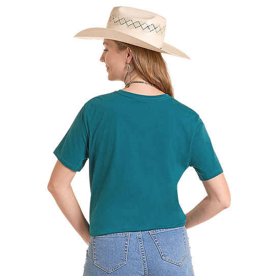 Rock & Roll Unisex T-Shirt, Teal BU21T08876