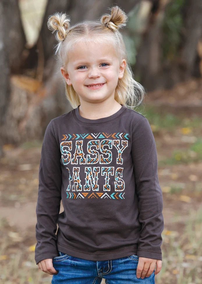 Cruel Girl 'Boots, Bows, Rodeo' Long Sleeve Girl's T-Shirt CTK8990011