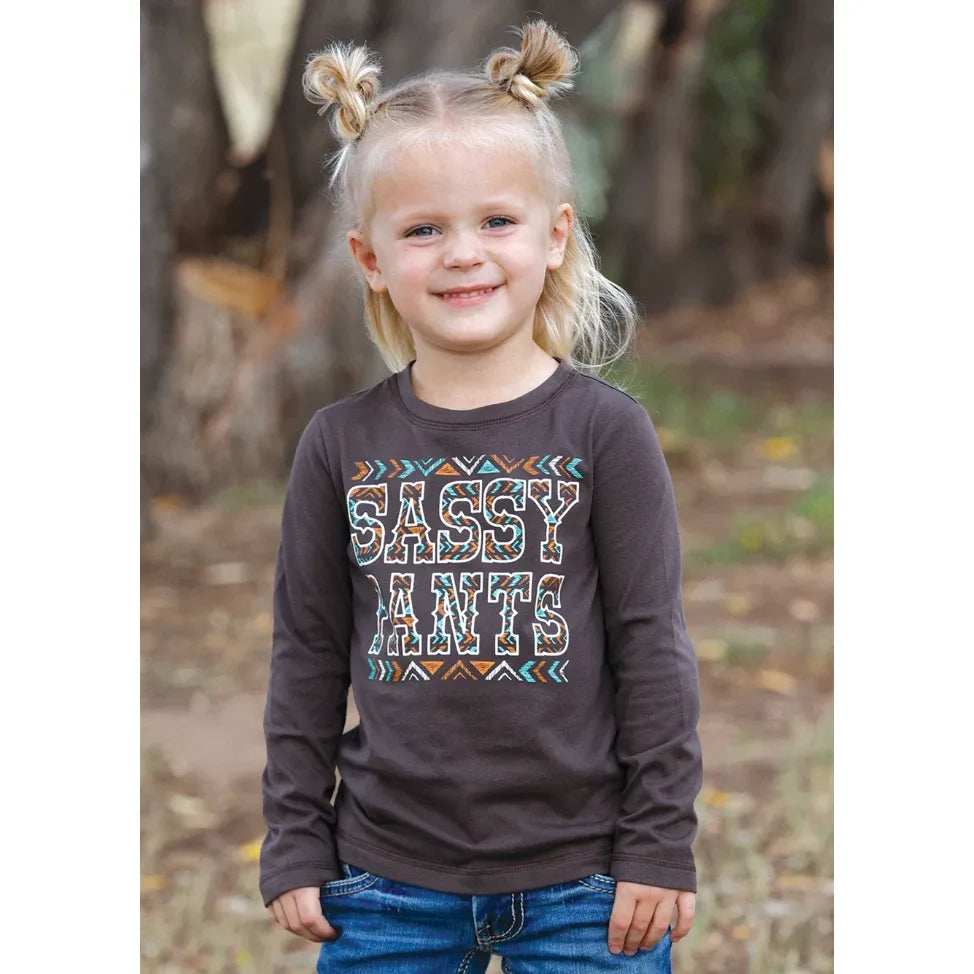Cruel Girl 'Boots, Bows, Rodeo' Long Sleeve Girl's T-Shirt CTK8990011