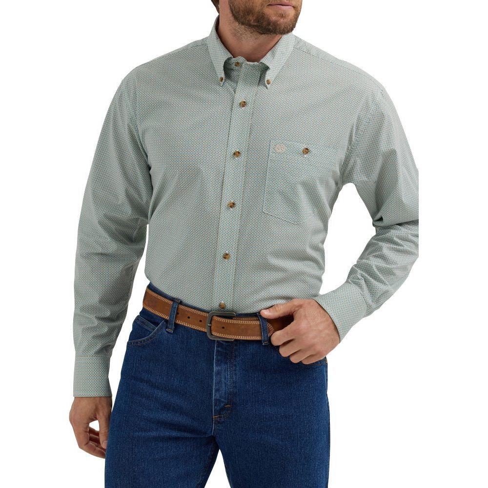 Mens Wrangler Classic Multicolour Long Sleeve Button Up