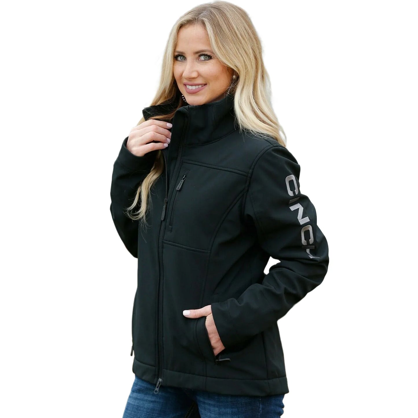 Cinch Ladies Black Concealed Carry Bonded Jacket MAJ9866002