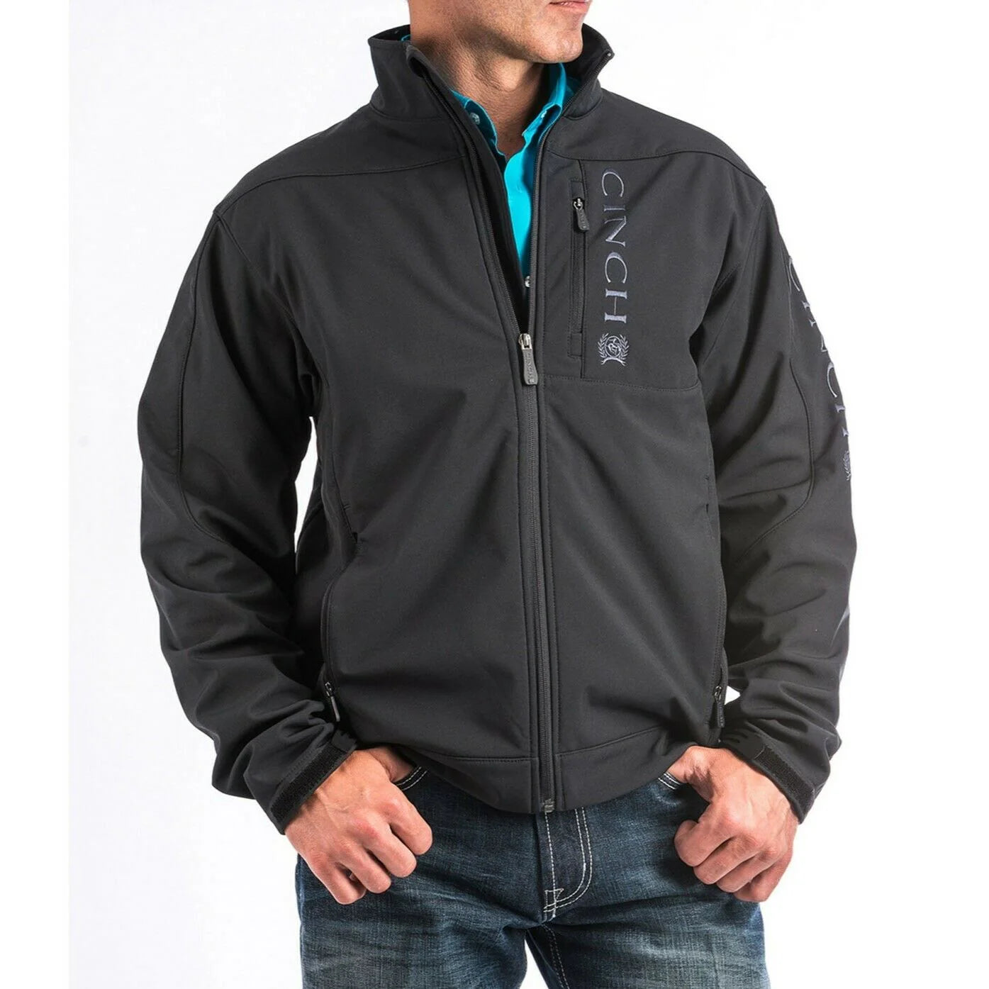 Cinch Men's Jacket - Black Solid Bonded MWJ1009000