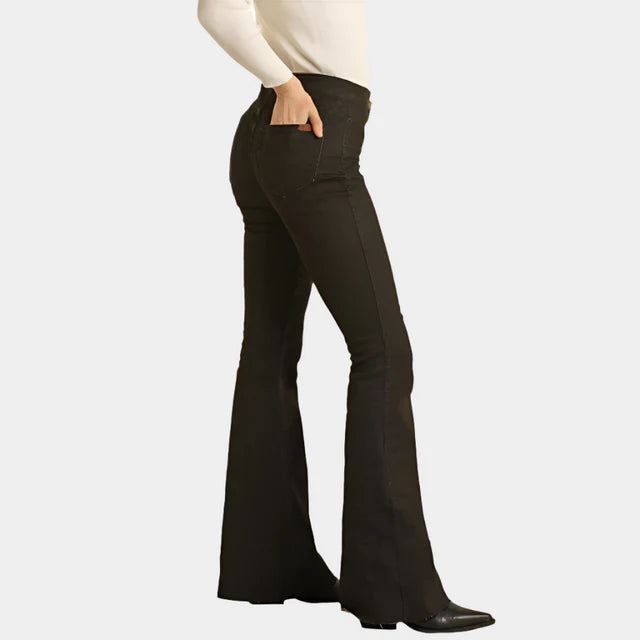 Rock & Roll Ladies Jean REVERSIBLE AZTEC PRINT FLARE BW6PD02928