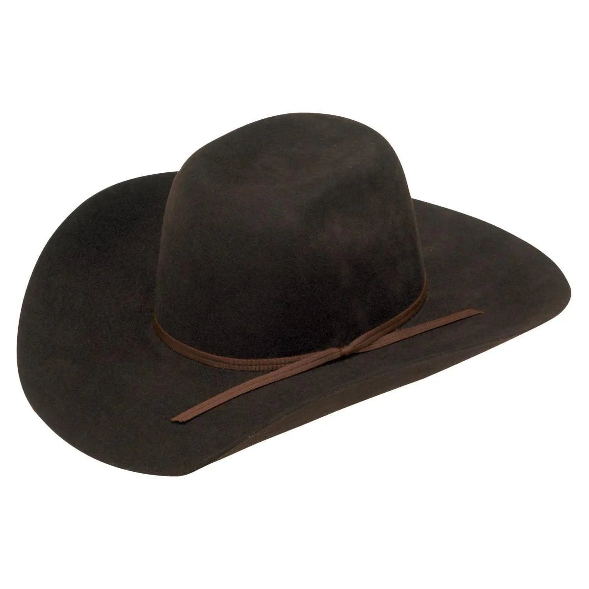 TWISTER YOUTH BROWN WOOL COWBOY HAT T7234447