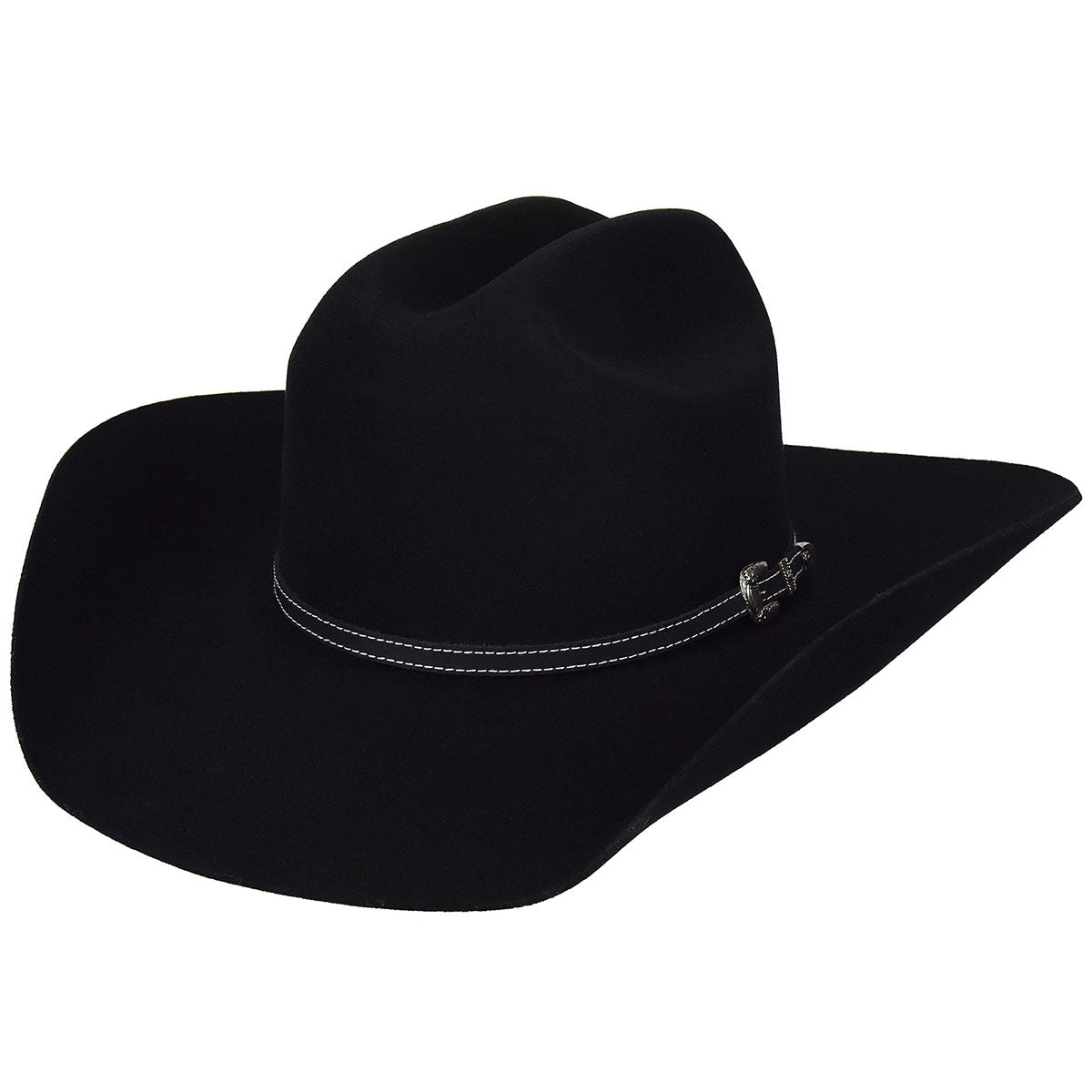 Bailey Felt Cowboy Hat - TRAVELLER Black W1702B