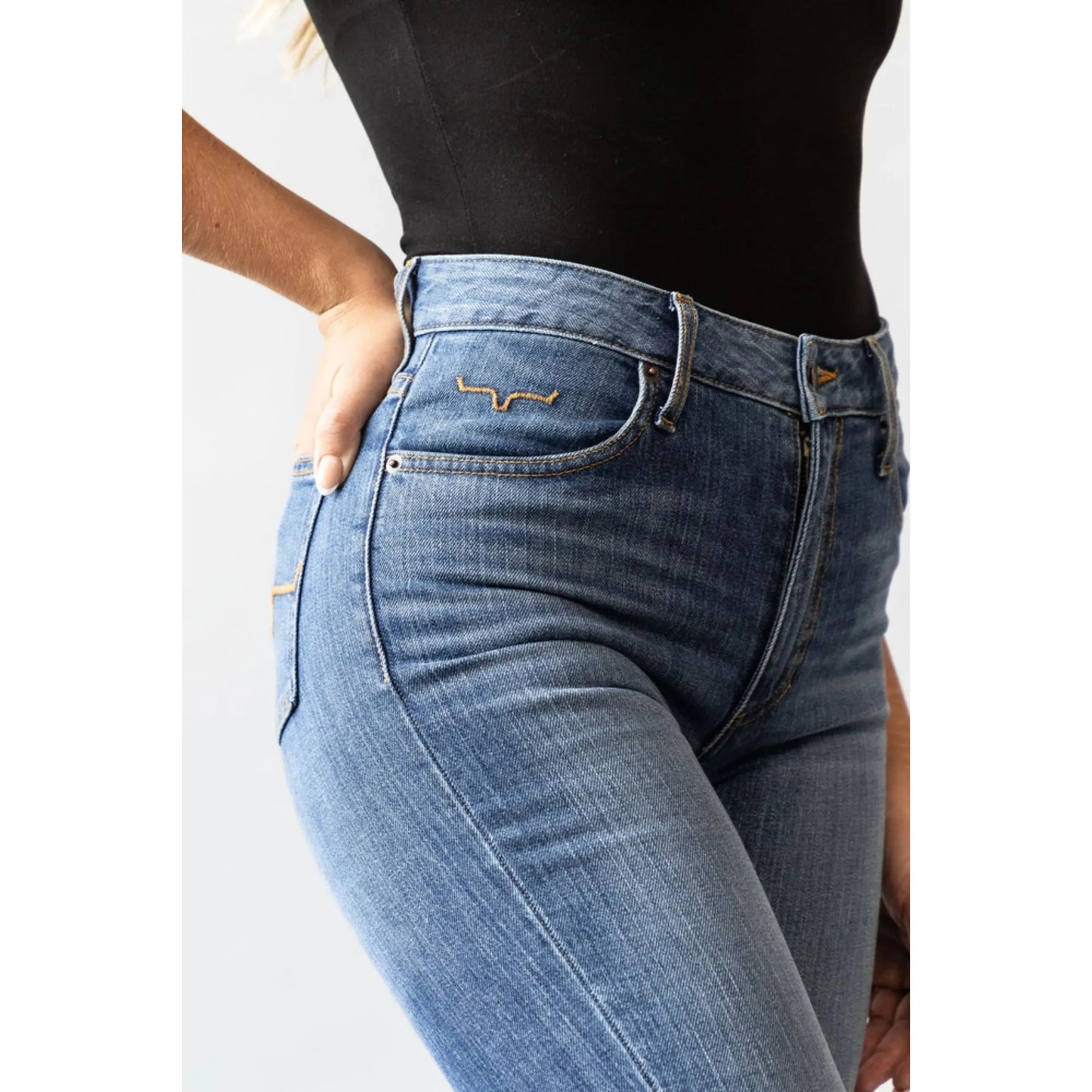 * Kimes Ladies Jeans - Jennifer Mid Wash