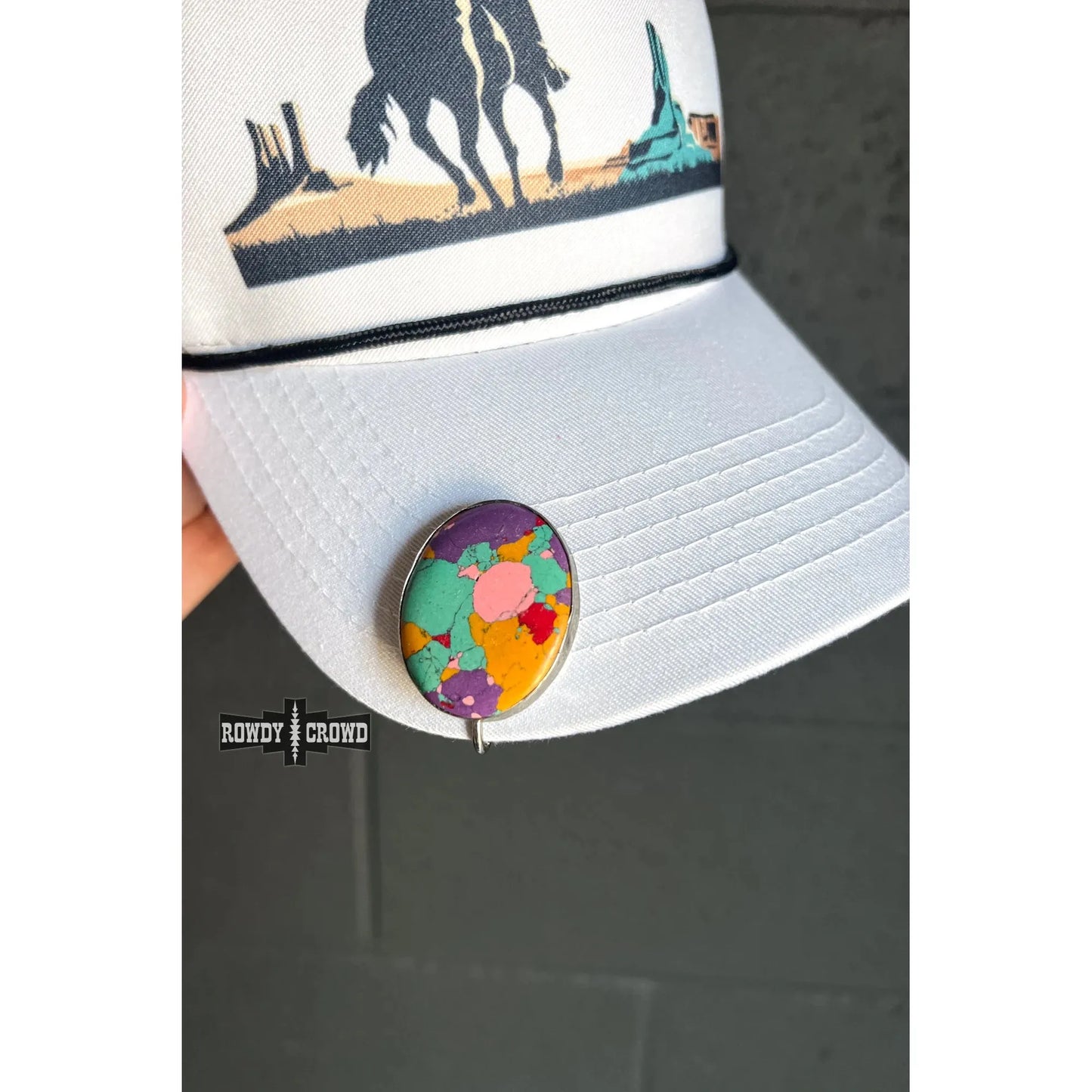 Rowdy Crowd Bonnaroo Hat Pin