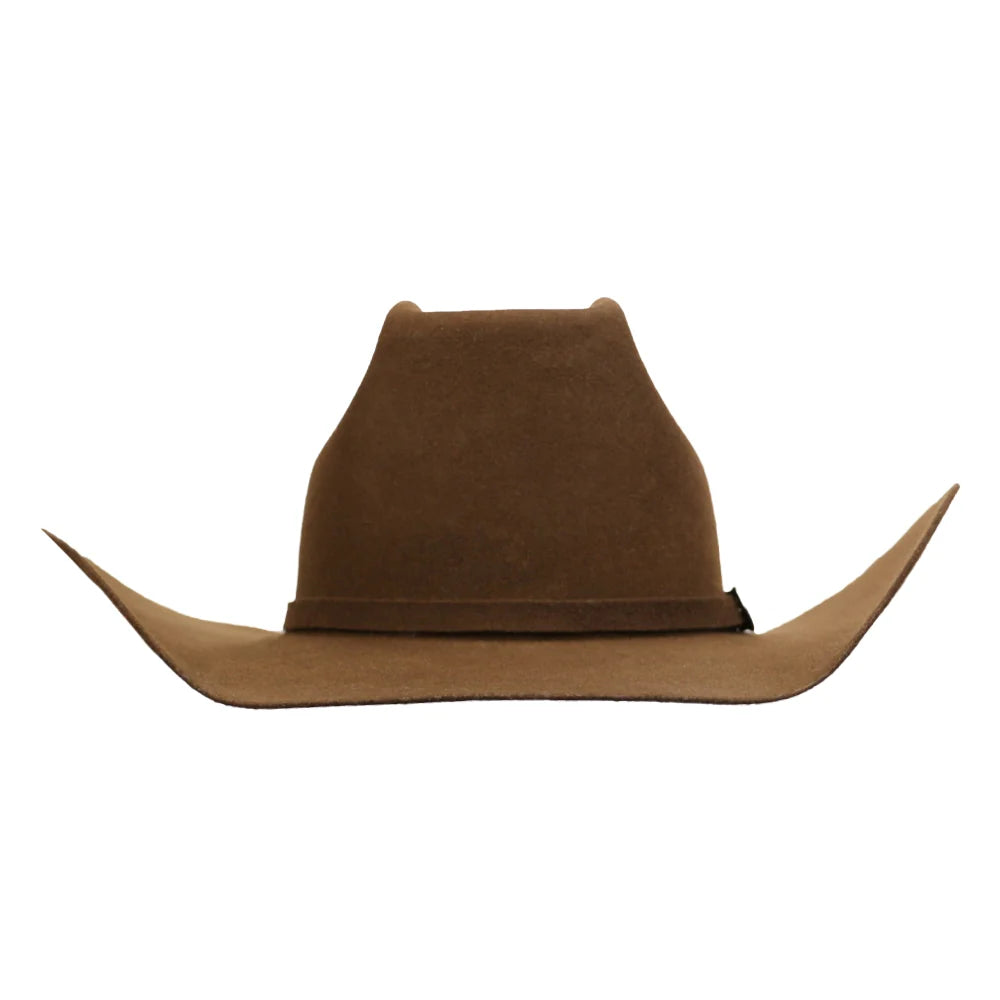 Ariat Mens 2X Wool Two Cord Hatband Pin Felt Hat #A7520247