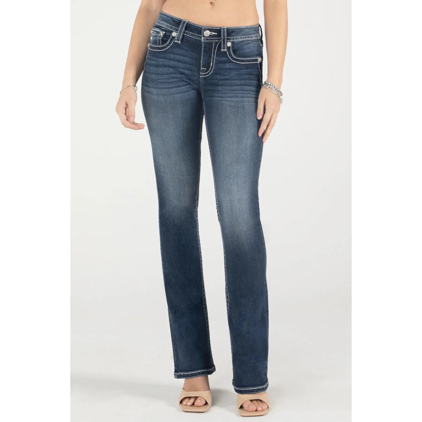 * Miss Me Autumn Longhorn Bootcut Jeans M9241B