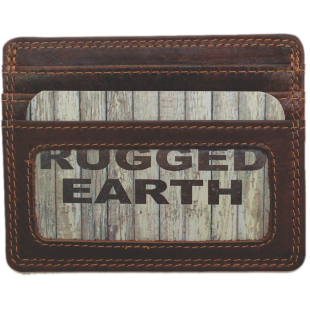 Rugged Earth Wallet Black 880021 or Brown 990021