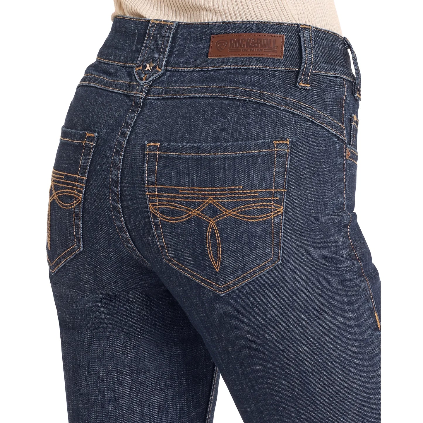 * Rock & Roll Ladies Trouser - MID RISE BOOT STITCH BW5MD05329