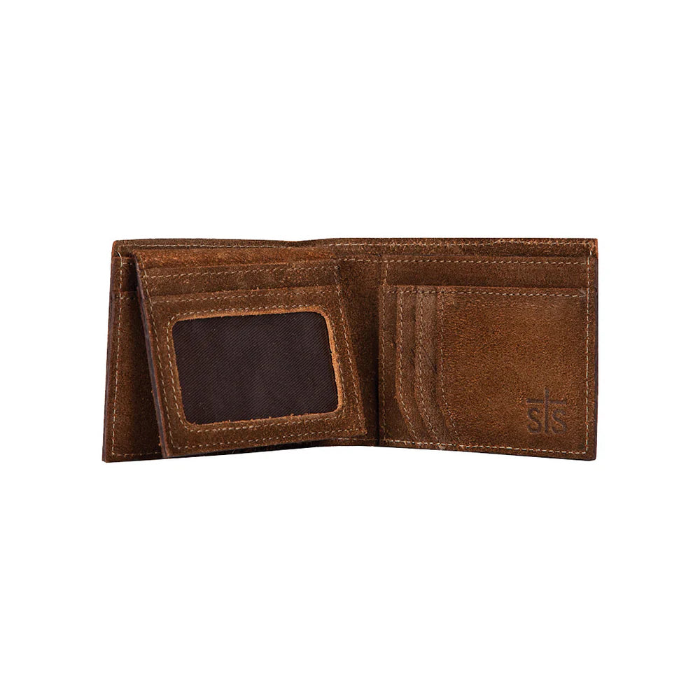 STS COWHIDE MEN'S BIFOLD WALLET #69216