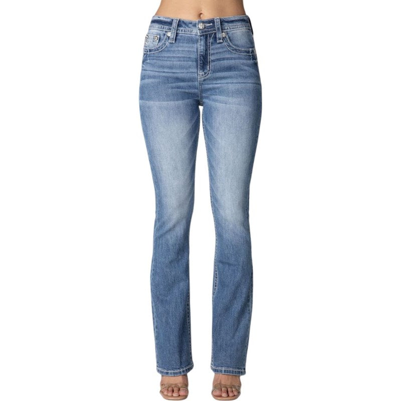 * Miss Me Ladies Jeans- HIGH-RISE BOOTCUT JEANS , Lexie Jane H3636B106L