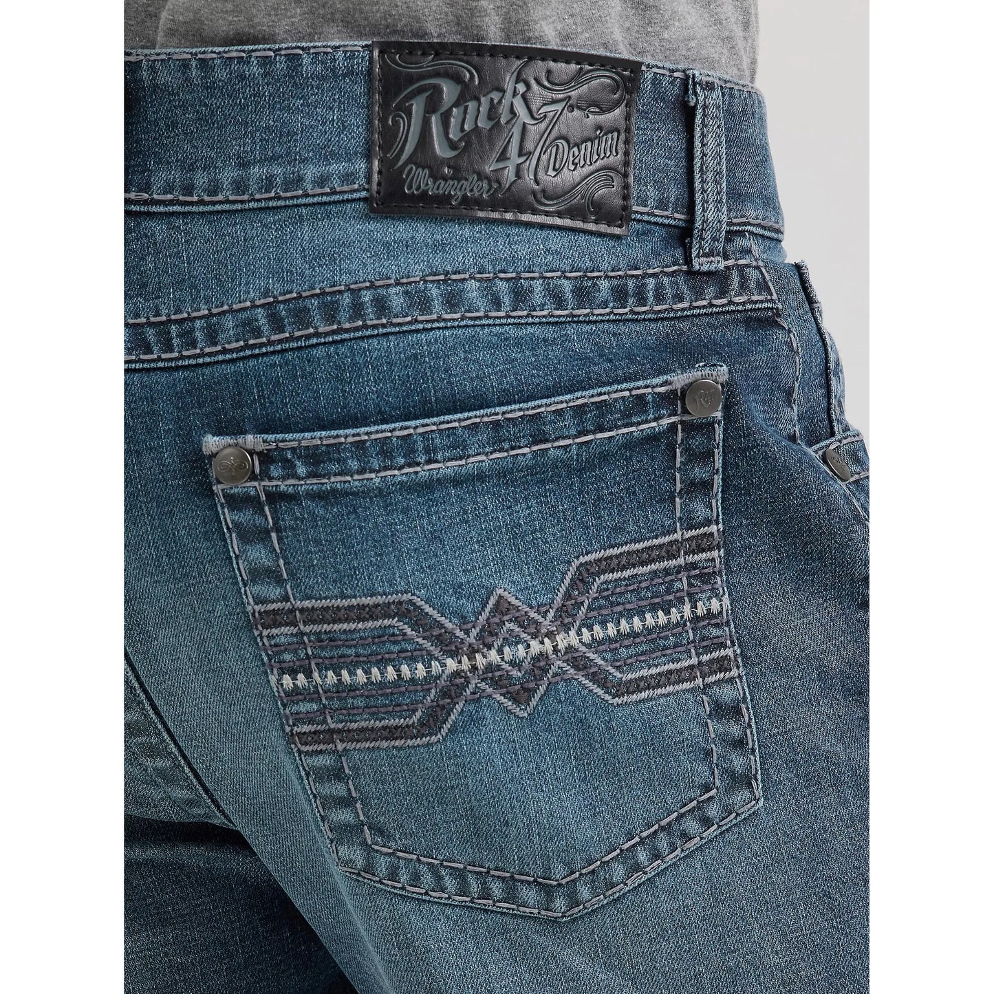 MEN'S ROCK 47® BY WRANGLER® SLIM FIT BOOTLEG JEAN #112360971