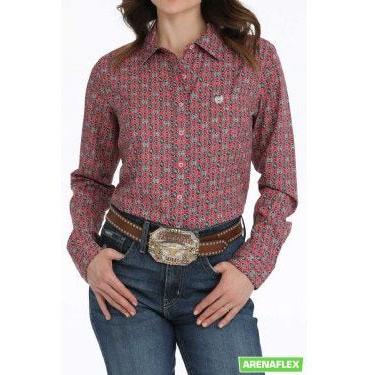 Cinch Women's Western Shirt -ArenaFlex Long Sleeve MSW9163029