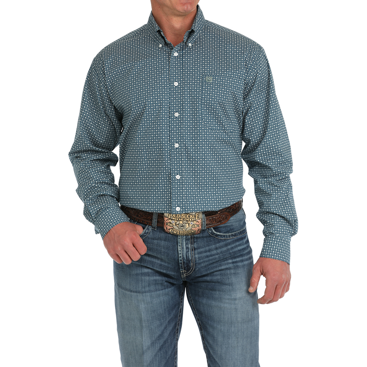 CINCH - Men LONG SLEEVE BUTTON-DOWN SHIRT, MTW1105889