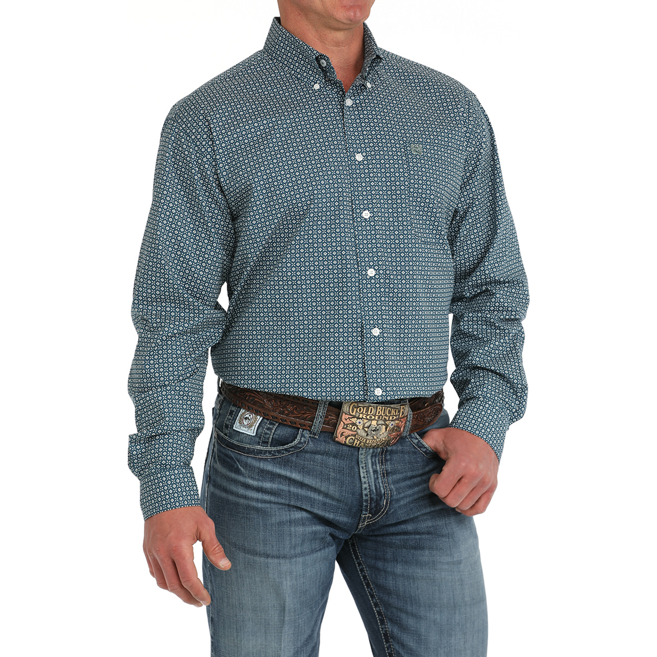 CINCH - Men LONG SLEEVE BUTTON-DOWN SHIRT, MTW1105889