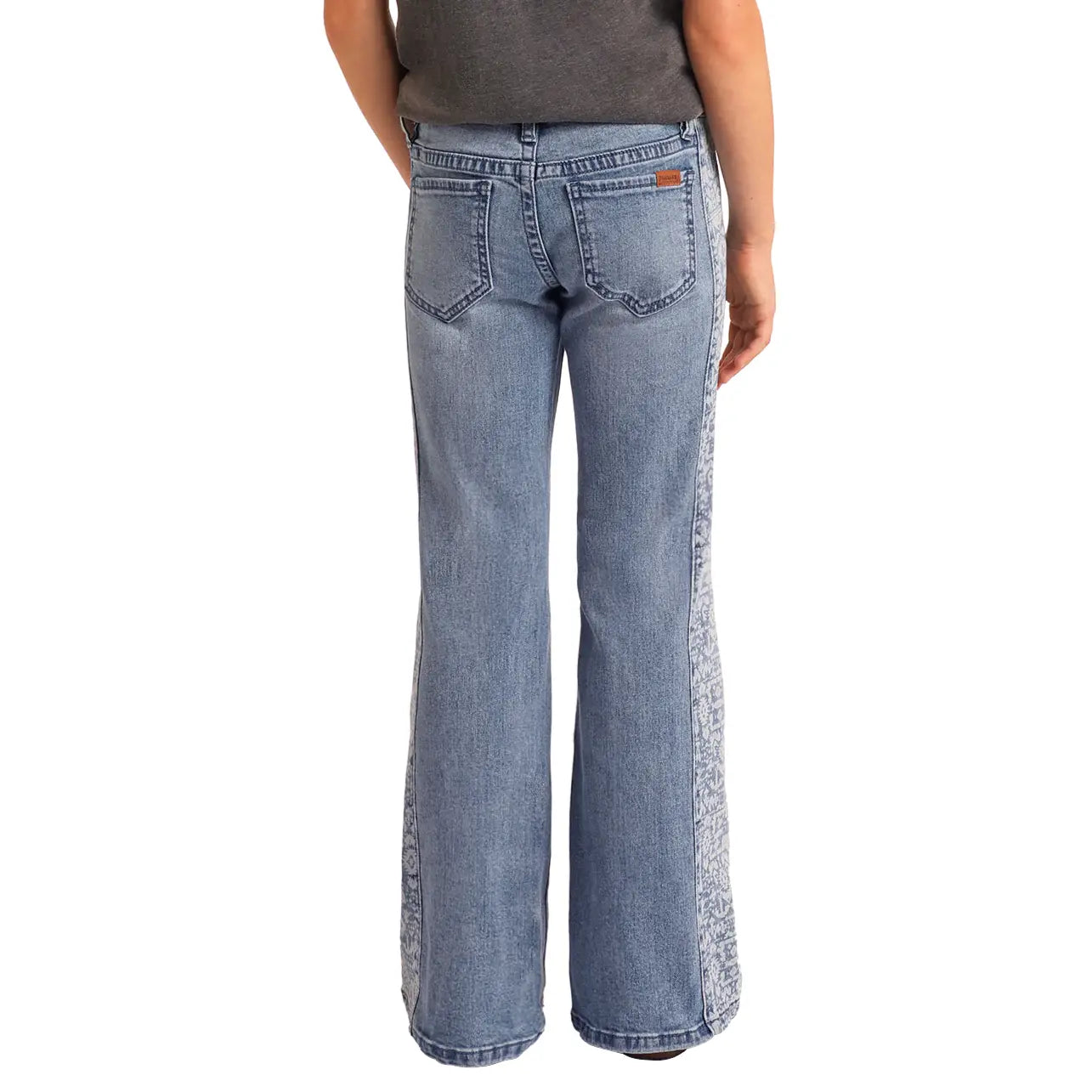 Rock & Roll Girl’s Jean - Aztec Panel, Flair BG6PD06020