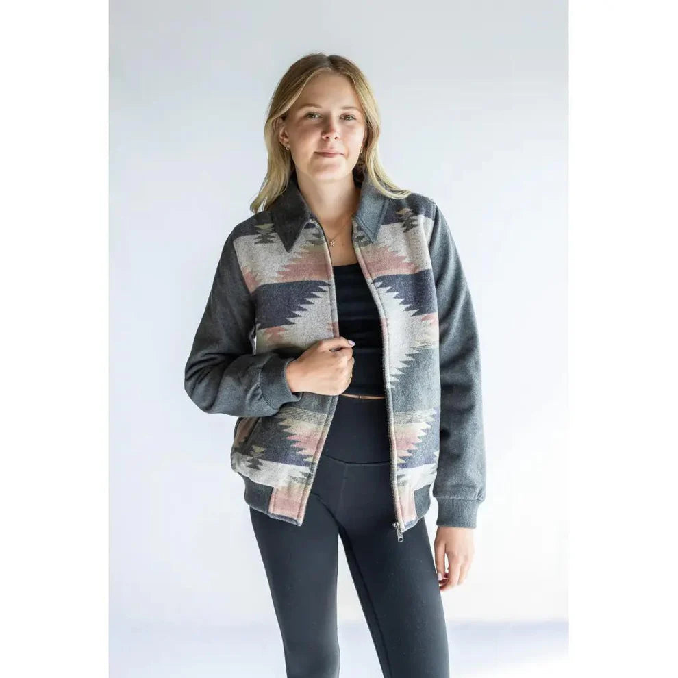 POWDER RIVER OUTFITTERS LADIES Bomber Jacket DW92C04124