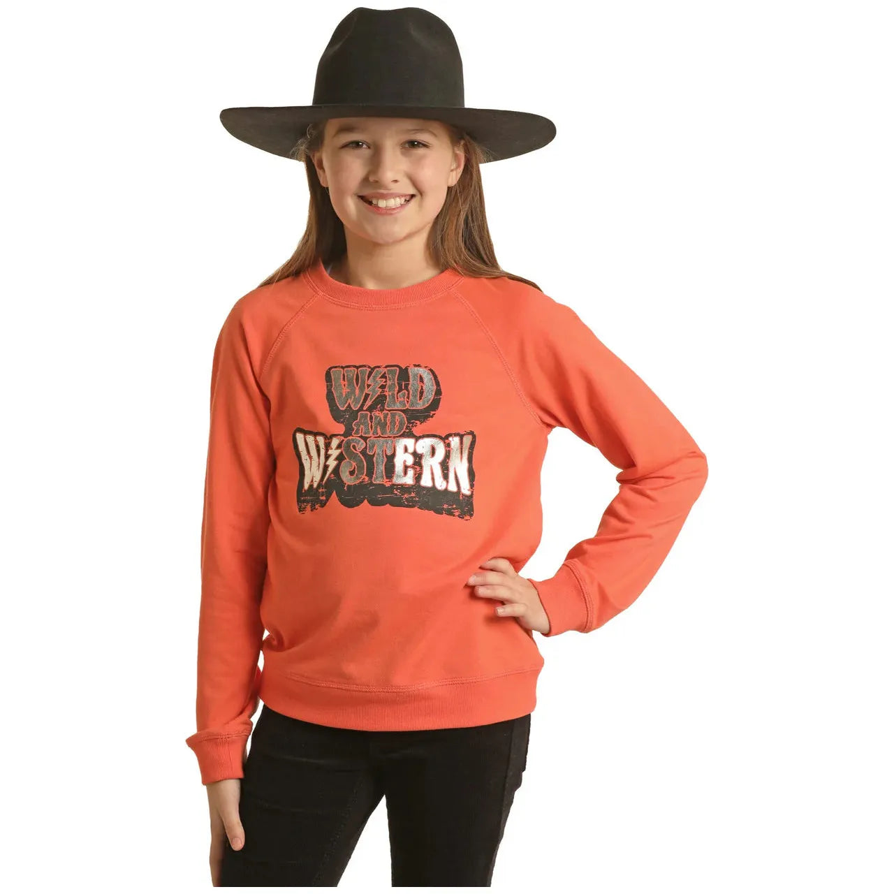 Rock & Roll Girls Pullover, Long Sleeves BG91T02731