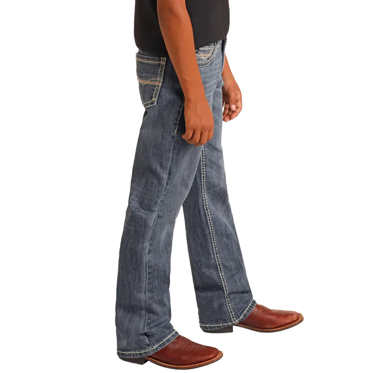 ROCK & ROLL Boy’s Jean - BB GUN, Regular Fit, BOOTCUT, RAISED DENIM, BB0BD06121