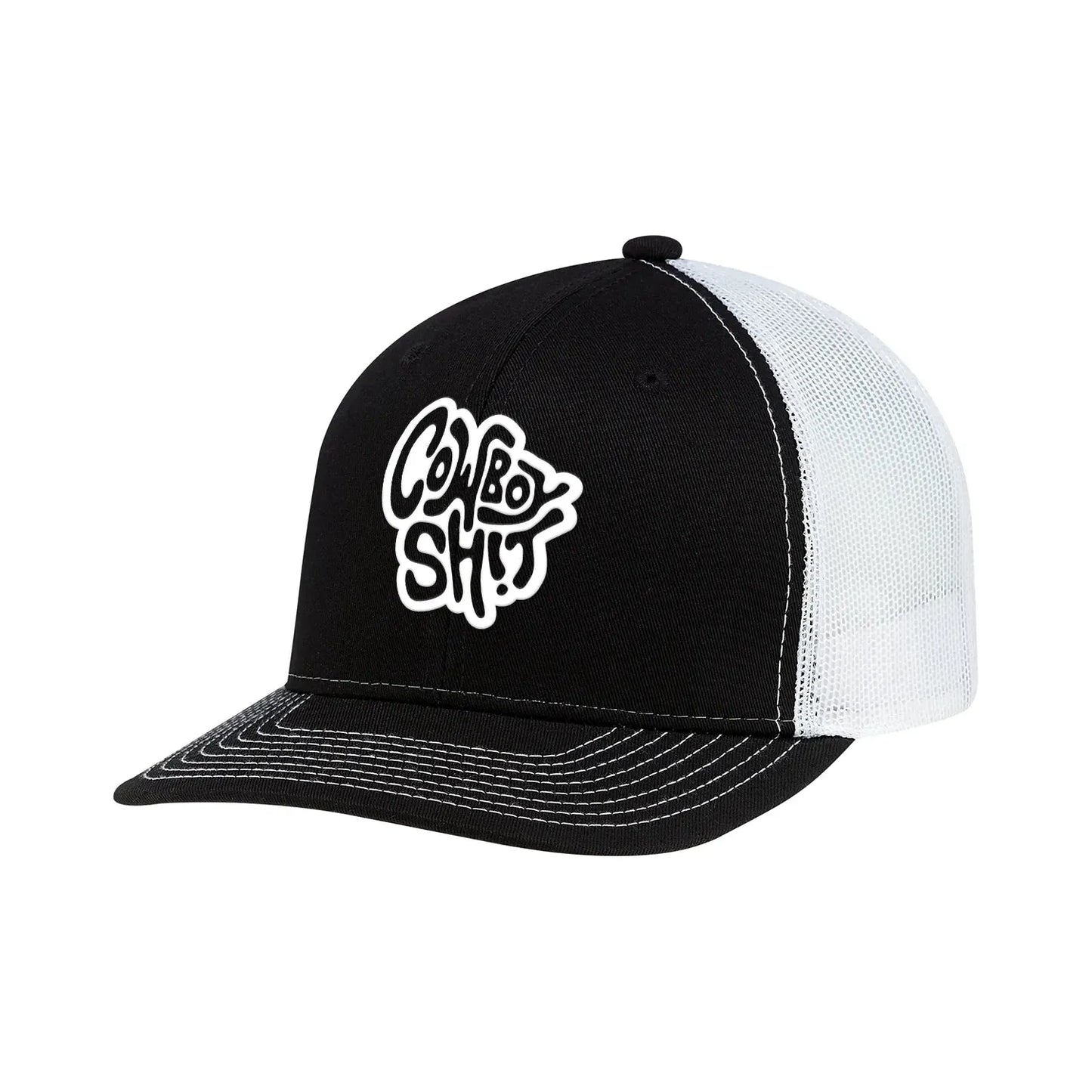 Cowboy Sh*t - Men’s Ball Cap, “Softy”, Black, Snapback, Curved Brim 148