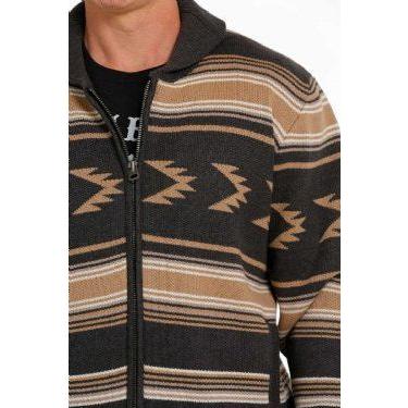 CINCH MEN'S PULLOVER Sweater w/ Full Zipper MWK1582001