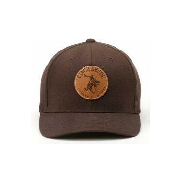Cinch Men’s Ball Cap, Brown w/ Patch, FlexFit MCC0627783