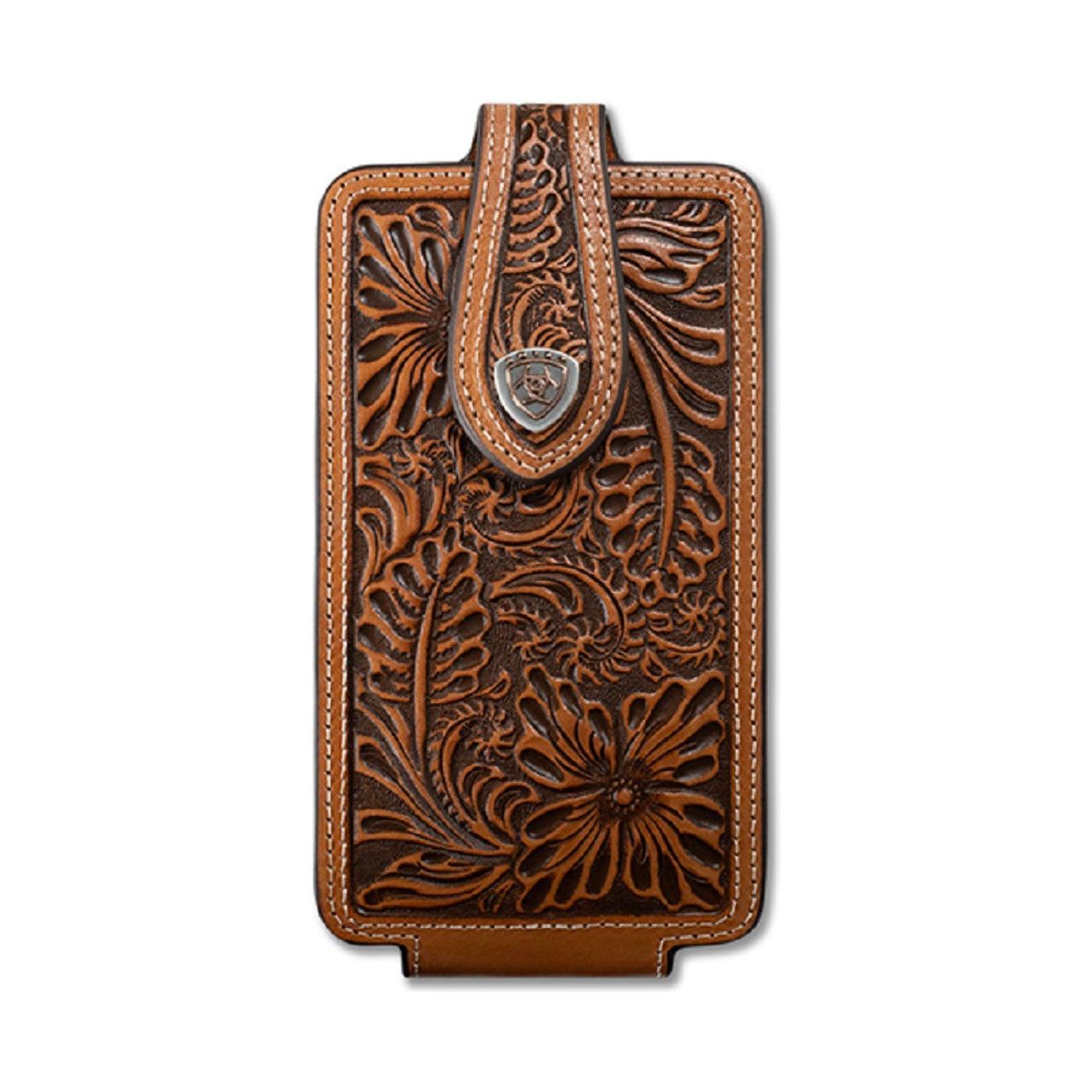Ariat Cell Phone Case, Large Tooled Leather A0604448