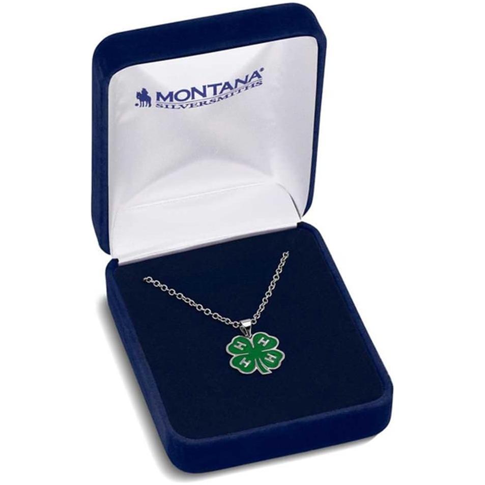 Montana Silversmiths Necklace - 4H Emblem NC6233