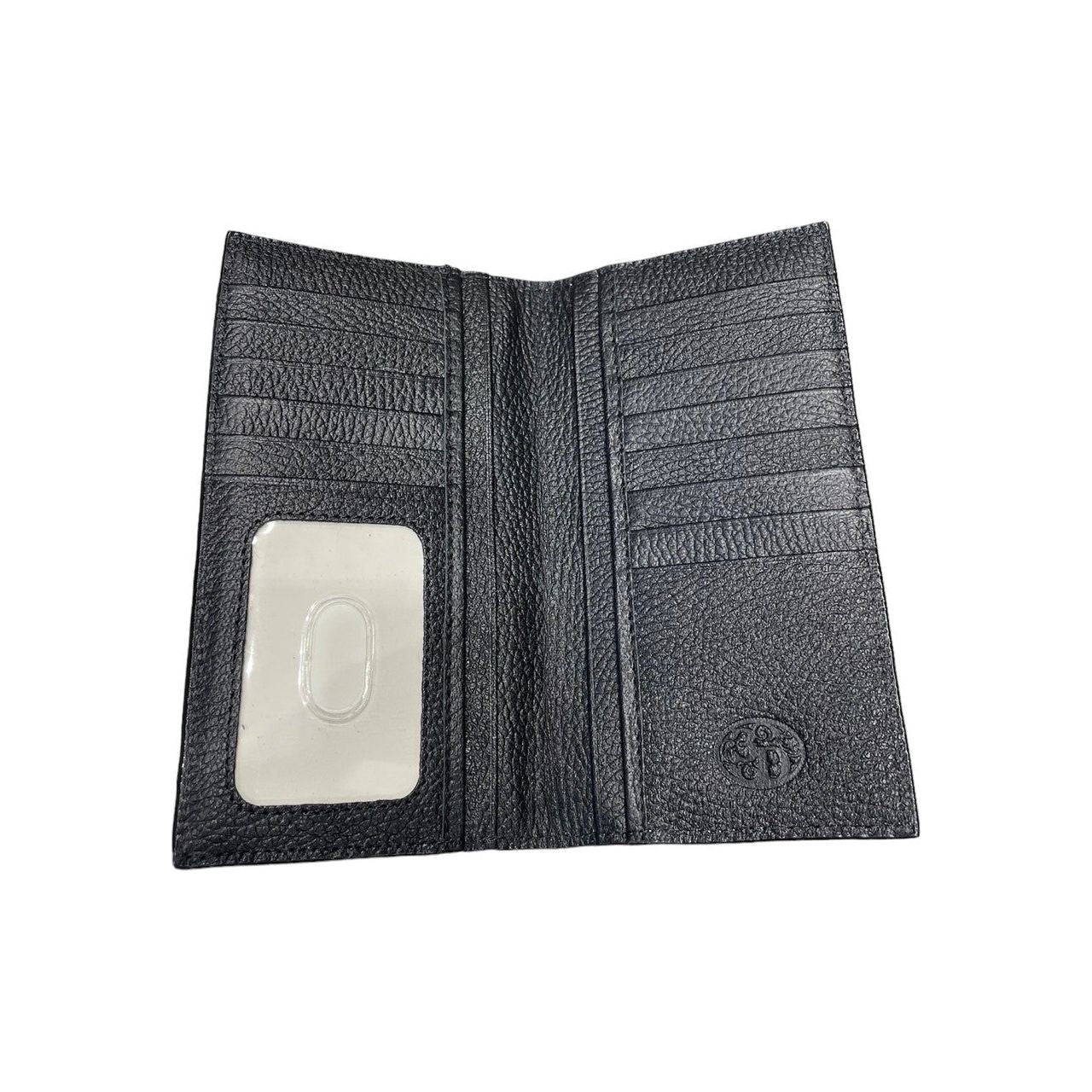 3D Belt Company Rodeo Wallet, Black Basketweave Tooled, Blanket Inlay D250005301