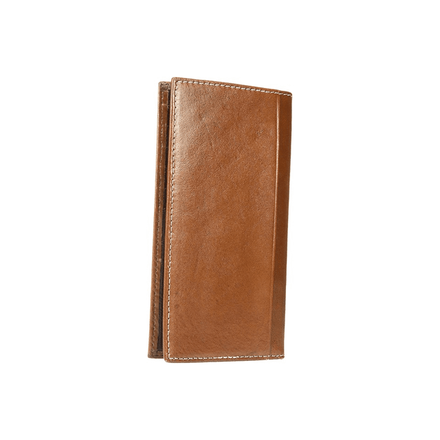 Nocona Men’s Checkbook Cover/Rodeo Wallet, Square Star Concho N5410402