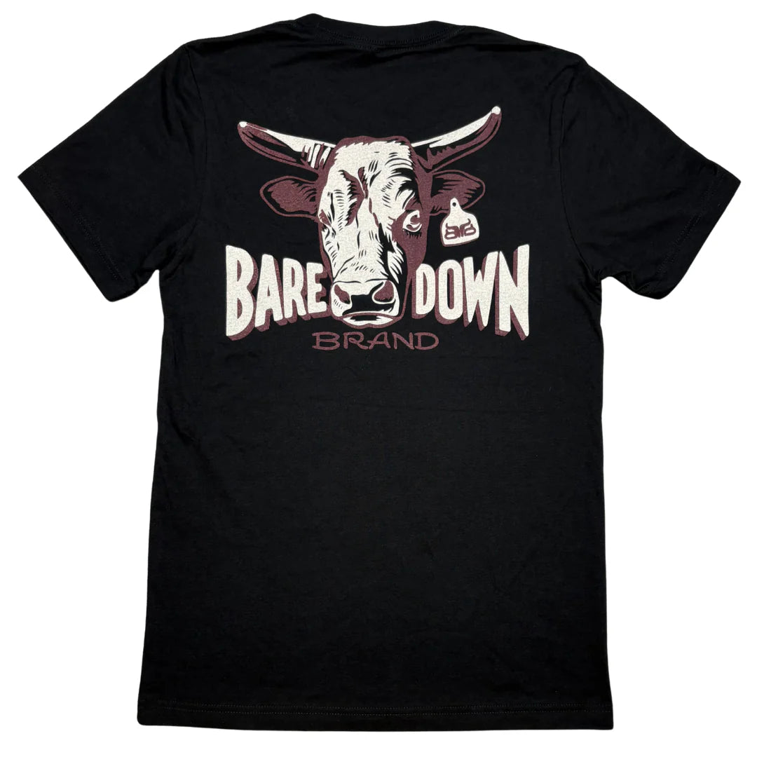 Baredown Unisex Black T-Shirt