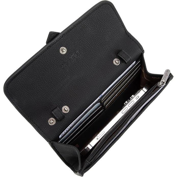 Wrangler Wallet/ Crossbody, Black WG168-W012