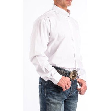 Cinch Men’s White Long Sleeve Button Up MT10320020