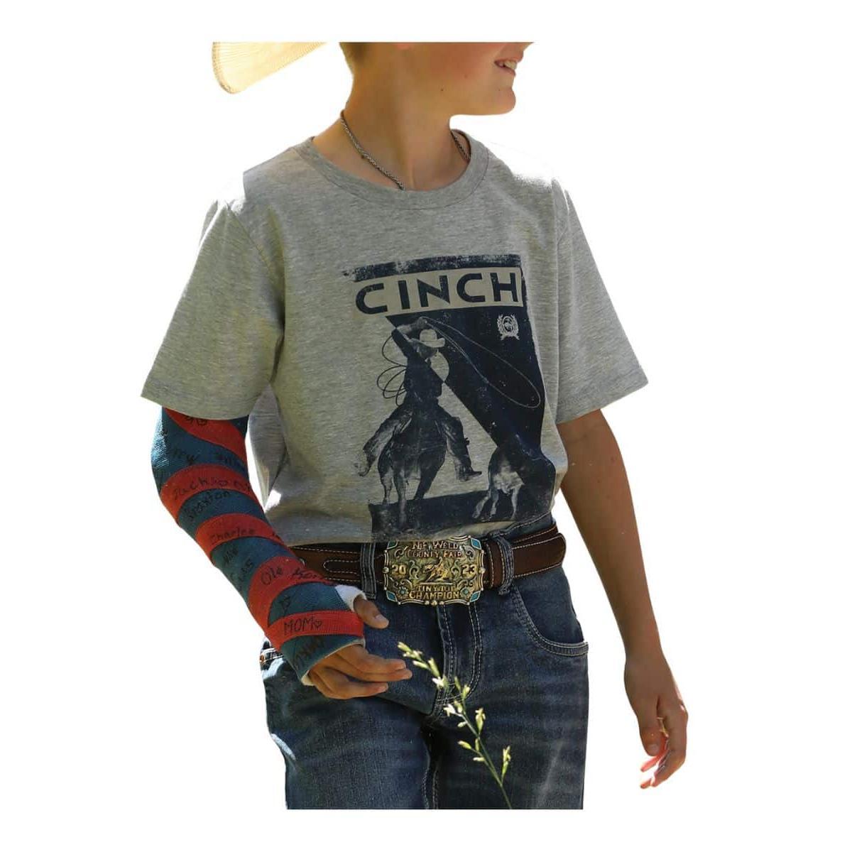 Cinch Boy's T-Shirt, Roping MTT7670164