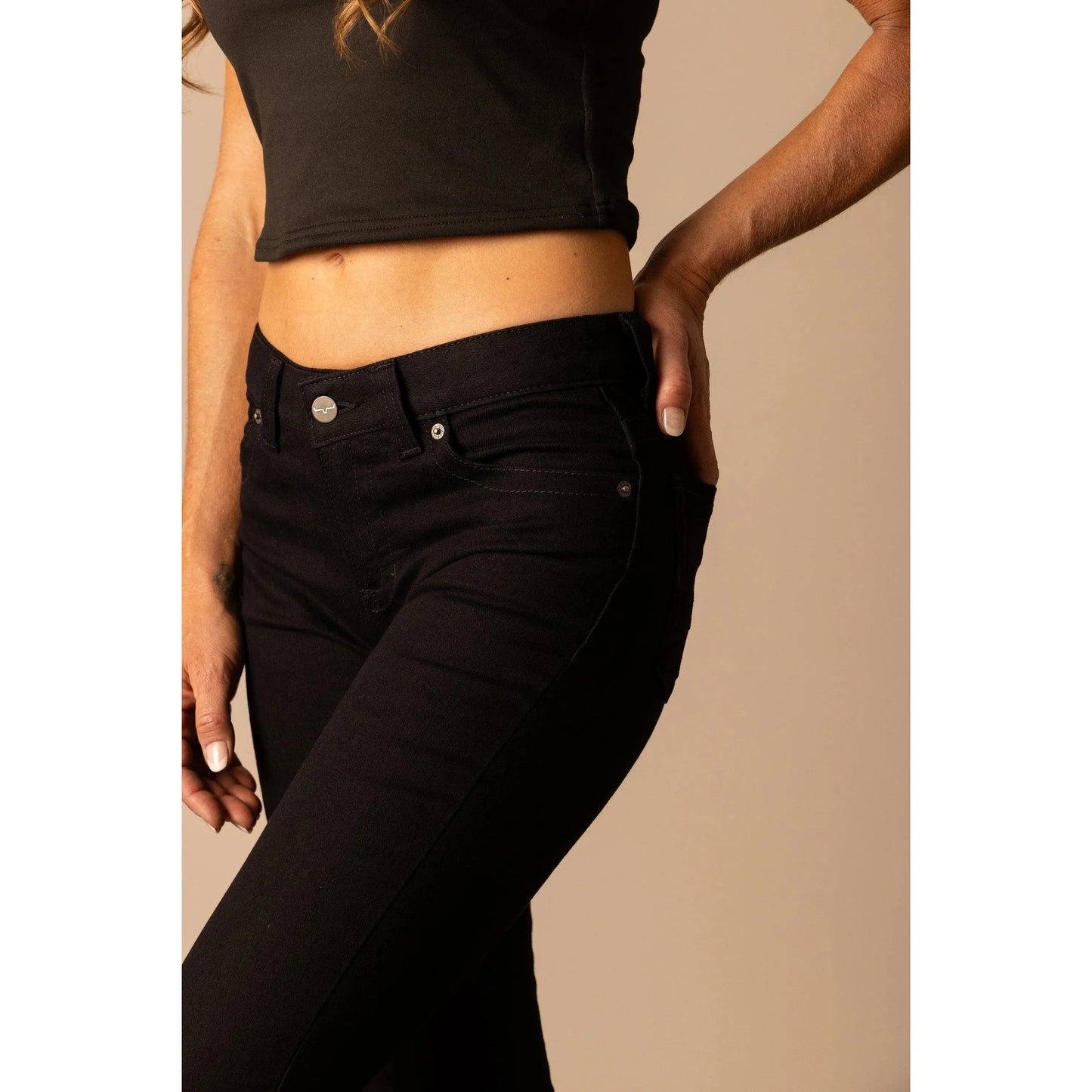 * Kimes Ladies Jeans - Betty Black