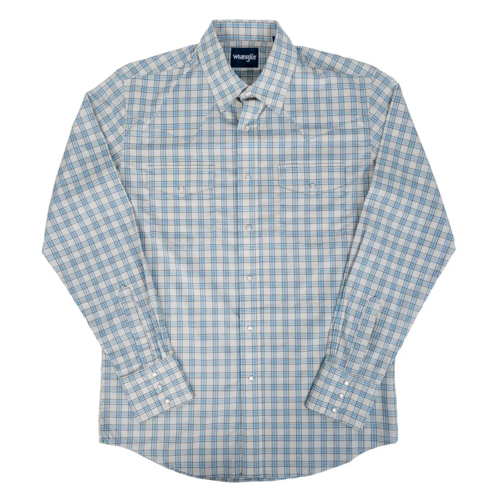 Wrangler Men's Classic Fit Long Sleeve, Plaid 112367710