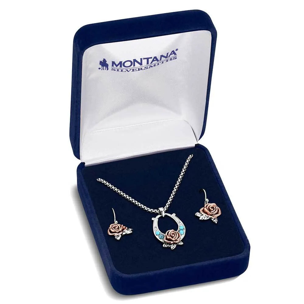 Montana Silversmith Ride Of Roses Jewlery Set JS6469