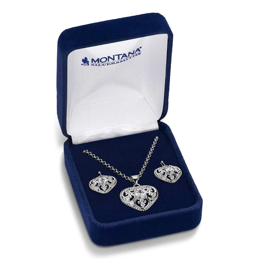 Montana Silversmith For The Love of Bling Jewelry Set JS6603