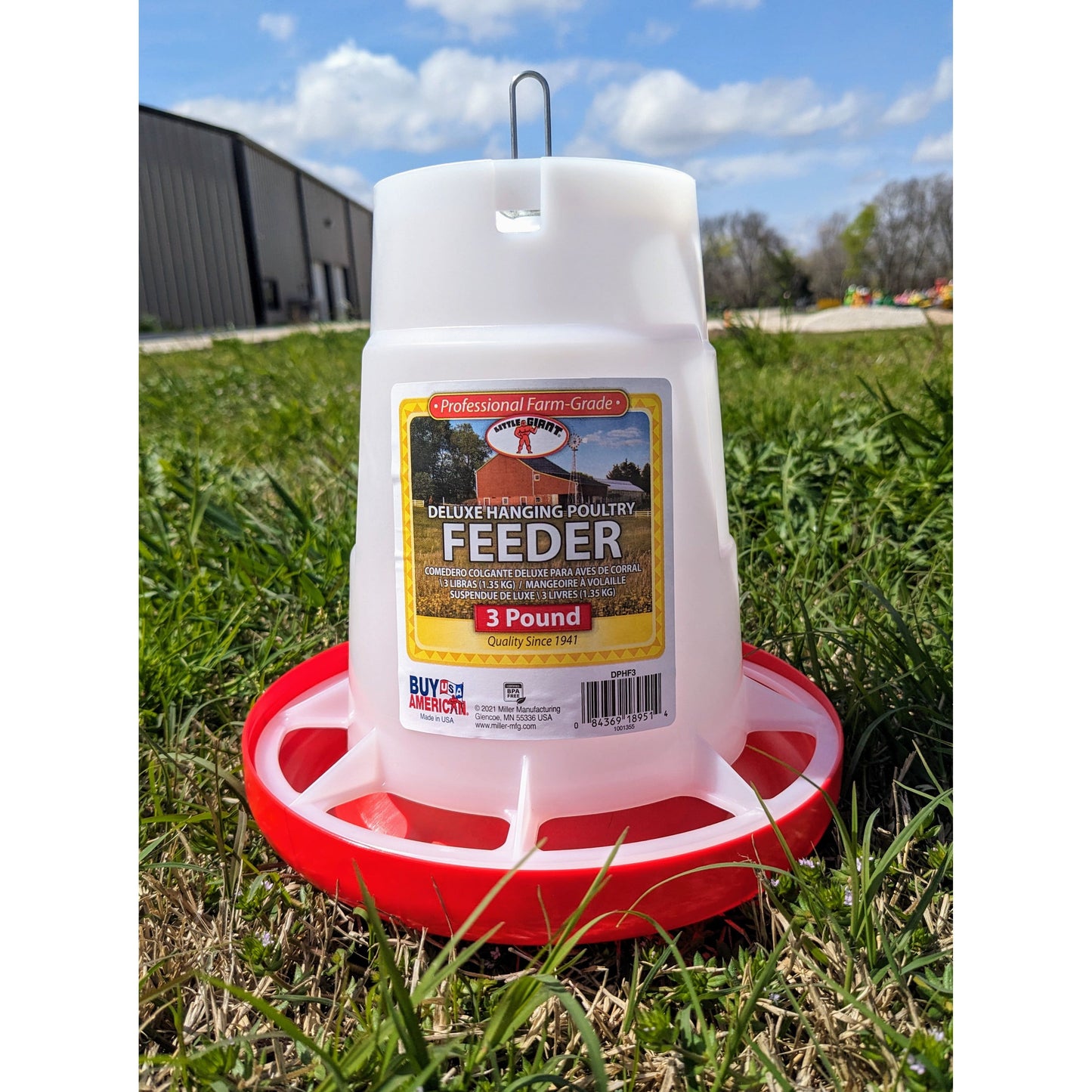 Little Giant Deluxe Hanging Poultry Feeder