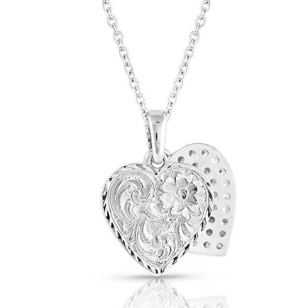 Montana NC5163 Country Charm Crystal Love Necklace