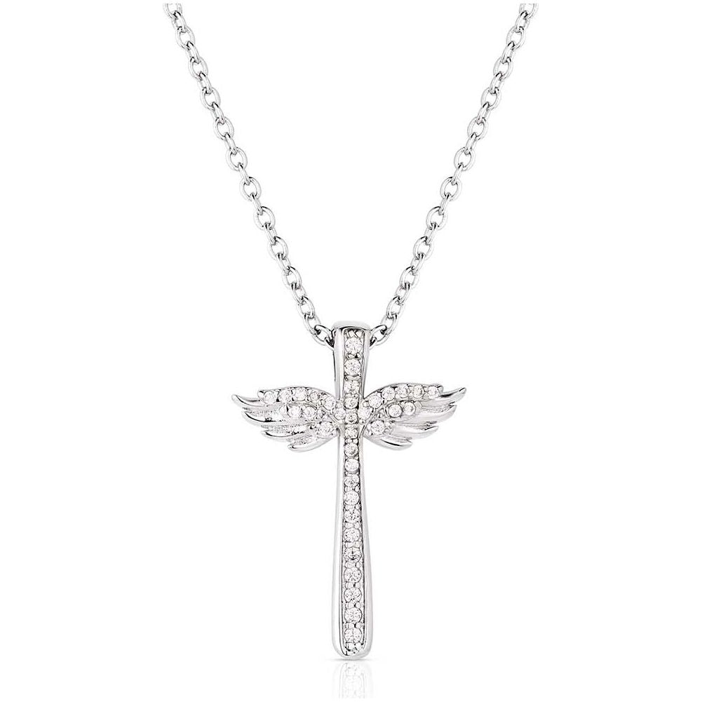 Wings of Faith Cross Necklace NC6125