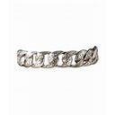 Silver Strike Antique Silver Men’s Chainlink Braclet D4710636