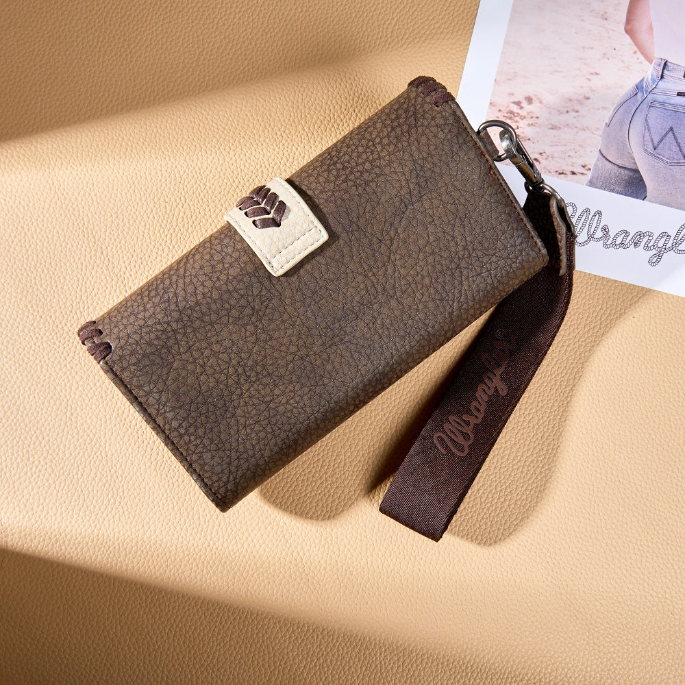 Wrangler Western Buckle RFID Wallet - WG454-W018BK